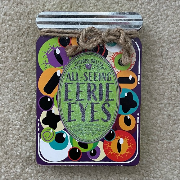 Halloween Themed Stand Up Tabletop Decor Wooden Signs (Set of 4) - Picture 9 of 16